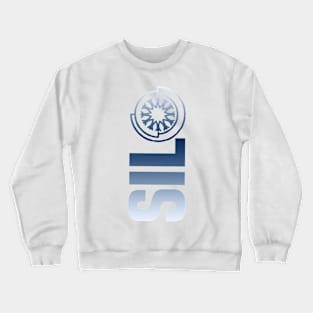 Silo emblem, Tv Series Rebecca Ferguson as Juliette Nichols fan works garphic design bay ironpalette Crewneck Sweatshirt